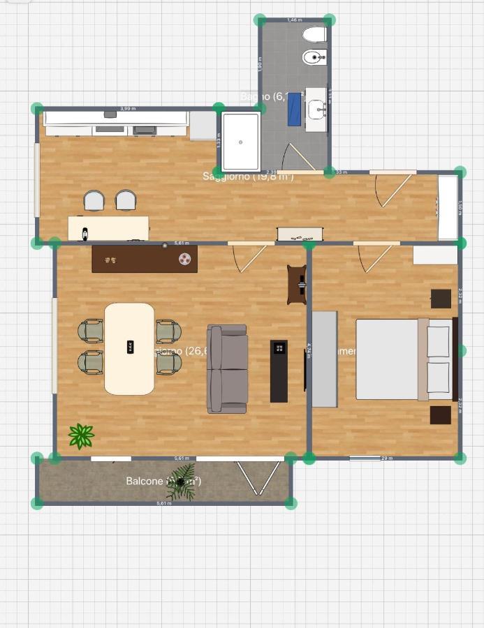 70'S Luxury Cavour Apartman Bari Kültér fotó